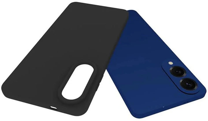 Samsung Galaxy S25 Edge Hoesjes – Siliconen Backcover – Soft Touch – Schokbestendig – Zwart-Ilumina Benelux