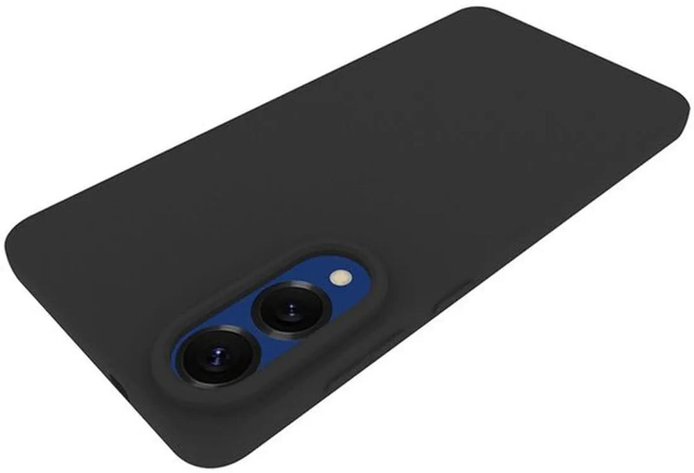 Samsung Galaxy S25 Edge Hoesjes – Siliconen Backcover – Soft Touch – Zwart – Inclusief 2x Screenprotector-Ilumina Benelux