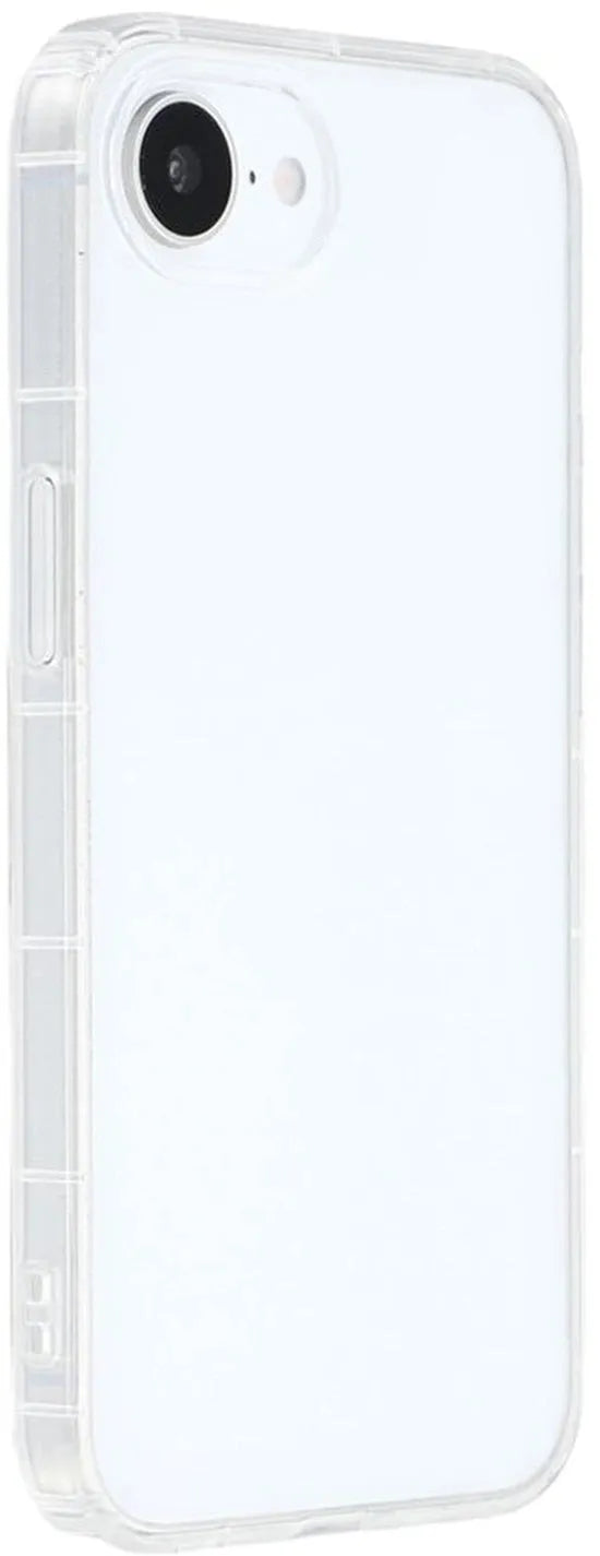 iPhone 16E Hoesjes – Transparante Siliconen Backcover – Soft Case – Inclusief 3x Gehard Glas Screenprotector-Ilumina Benelux