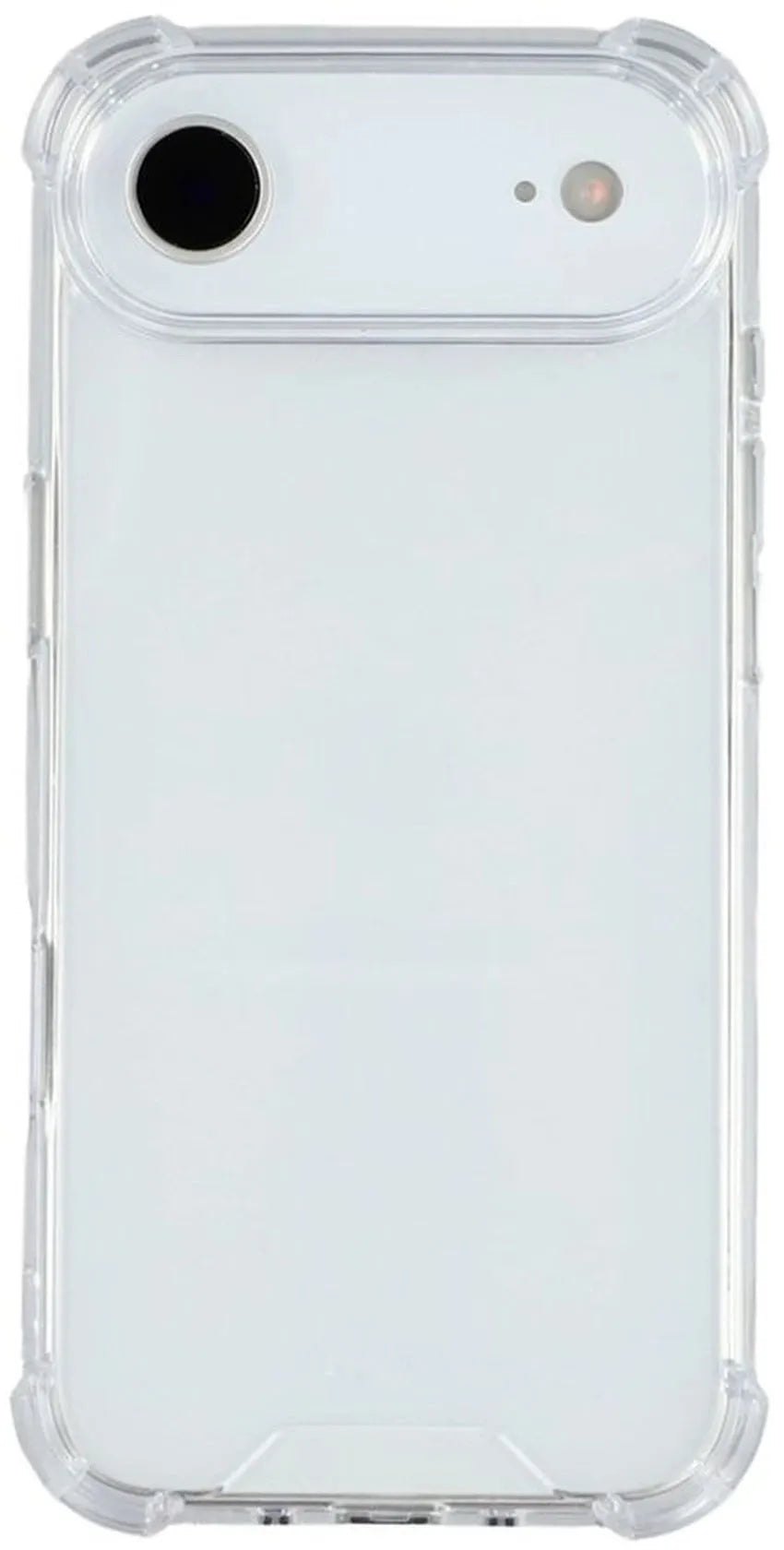 iPhone 17 Air Hoesjes – Siliconen Backcover – Schokbestendig – Transparant + Screenprotector-Ilumina Benelux