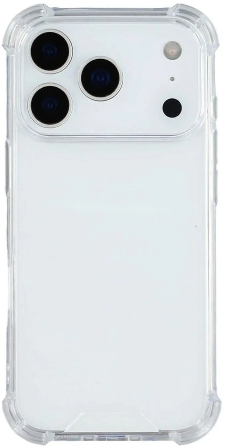 iPhone 17 Pro Hoesjes – Siliconen Backcover – Schokbestendig – Transparant – Inclusief 2x Screenprotector-Ilumina Benelux