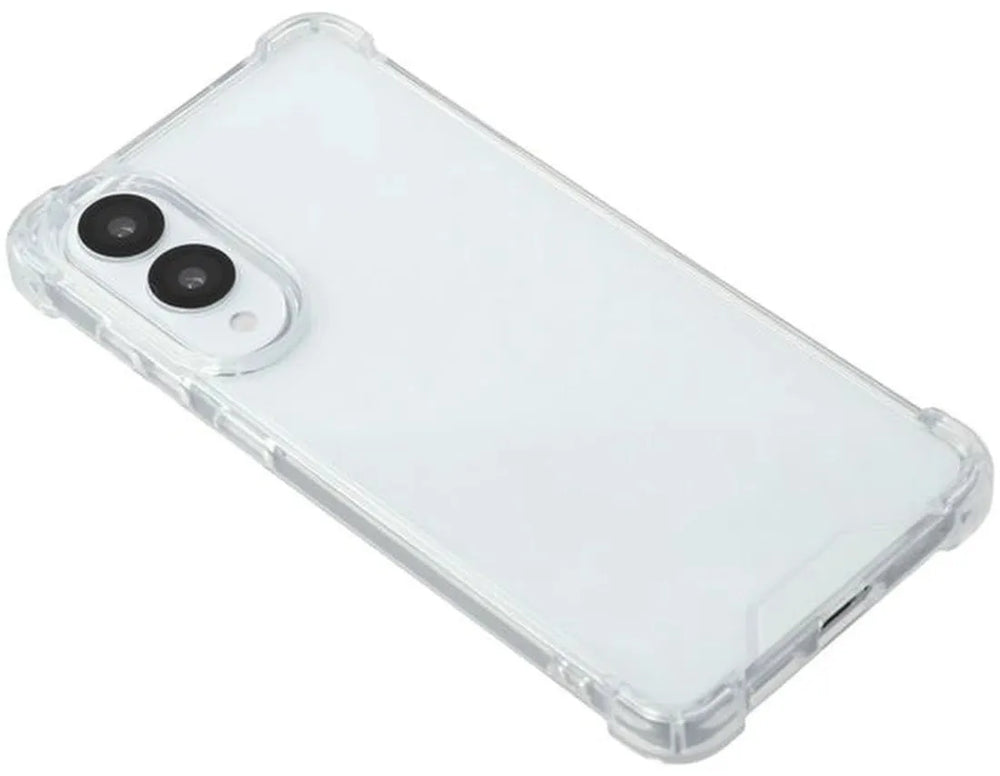 Samsung Galaxy S25 Edge Hoesjes – Siliconen Backcover – Schokbestendig – Transparant – Inclusief 2x Screenprotector-Ilumina Benelux