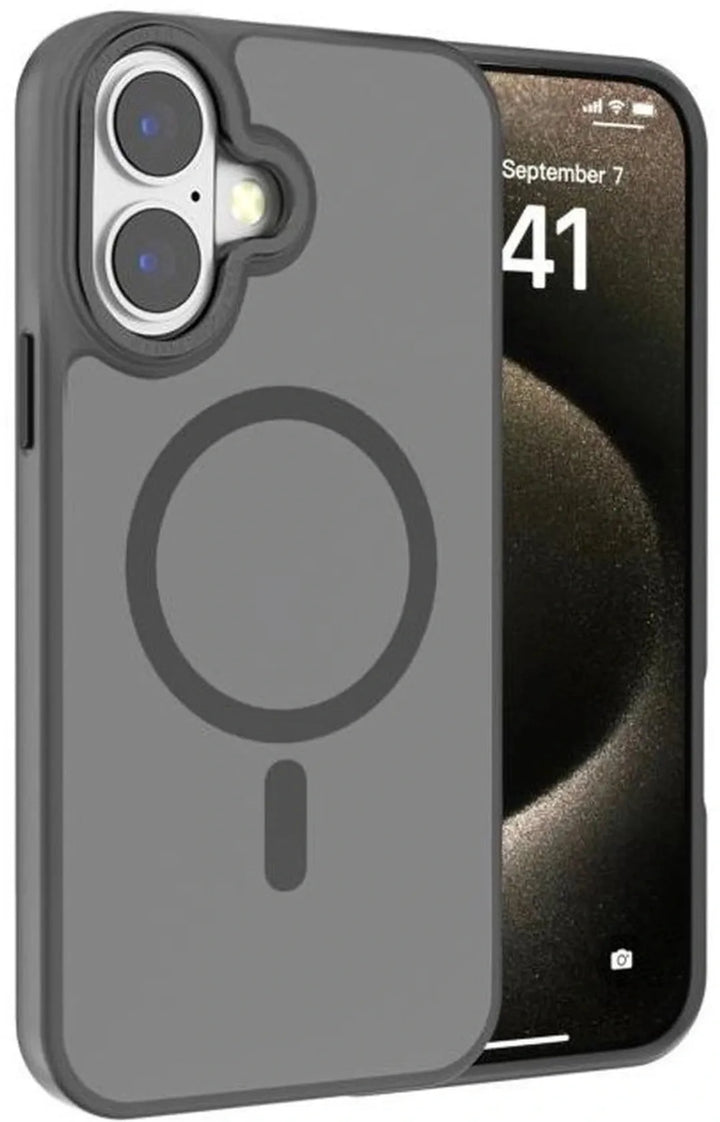 iPhone 17 Hoesjes – Matte Backcover – MagSafe Compatibel – Schokbestendig – Grijs-Ilumina Benelux