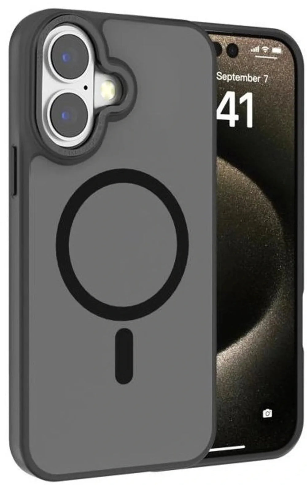 iPhone 17 Hoesjes – MagSafe Backcover – Schokbestendig – Inclusief 2x Screenprotector – Zwart-Ilumina Benelux