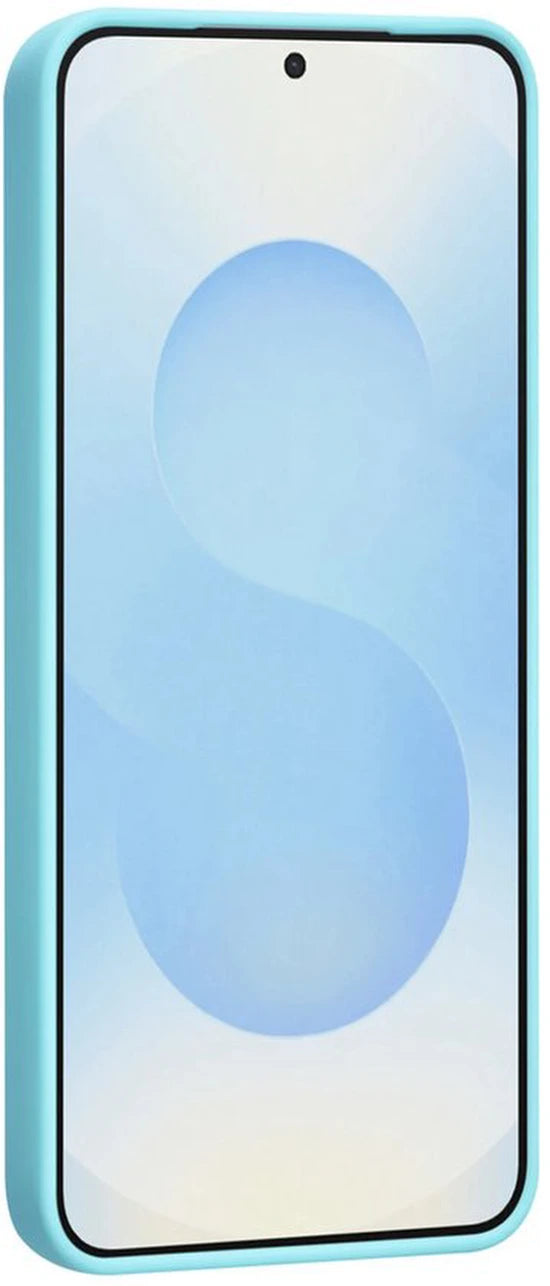 Shockproof Backcover - Liquid Silicone Soft Hoesje - Geschikt voor: Samsung Galaxy S25 - KoraalBlauw