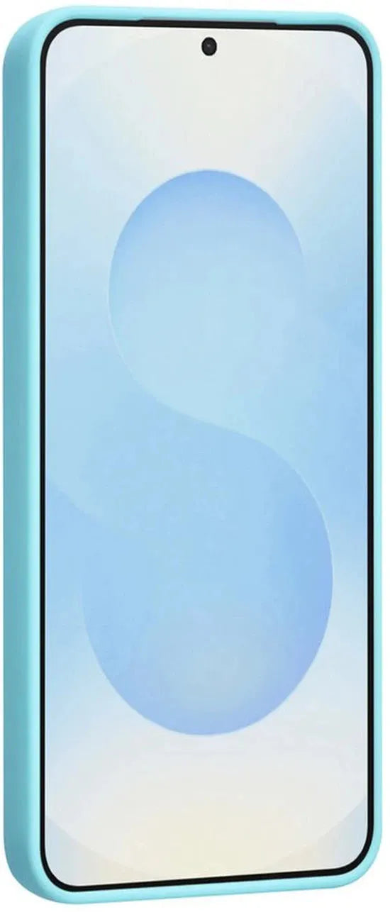 Samsung Galaxy S24 Hoesjes – Liquid Siliconen Backcover – Schokbestendig – Soft Touch – Koraalblauw-Ilumina Benelux