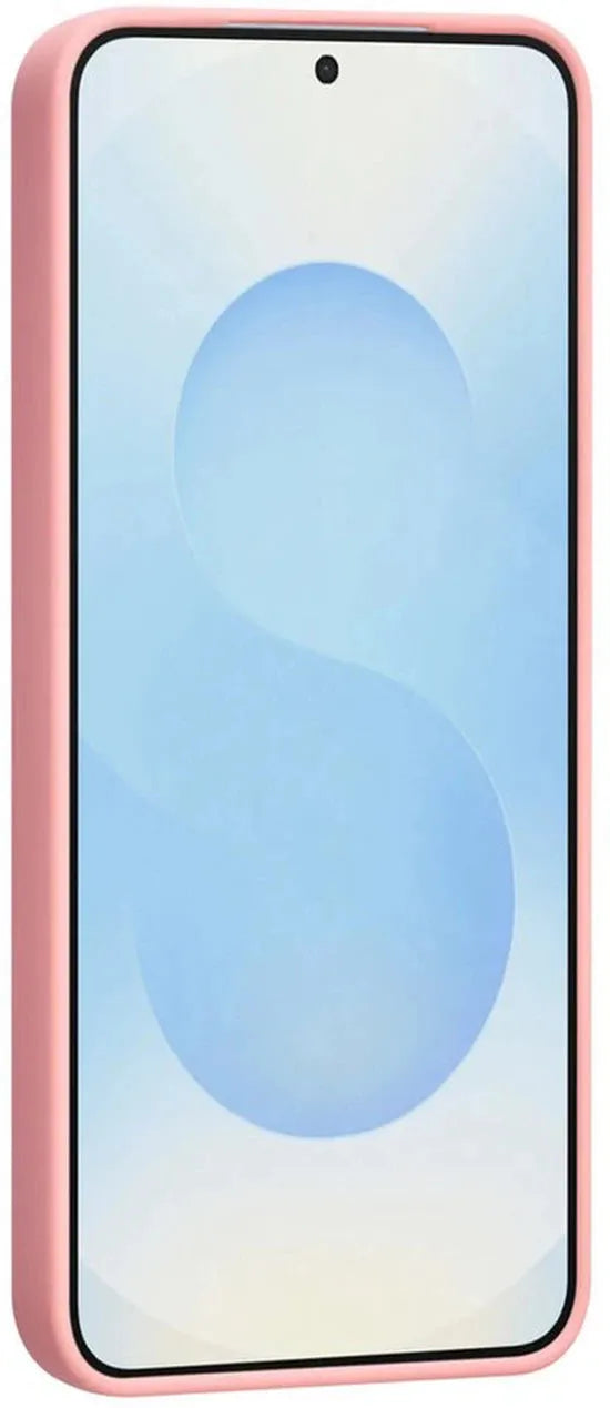 Samsung Galaxy S25 Hoesjes – Liquid Siliconen Backcover – Schokbestendig – Soft Touch – Zalmroze-Ilumina Benelux