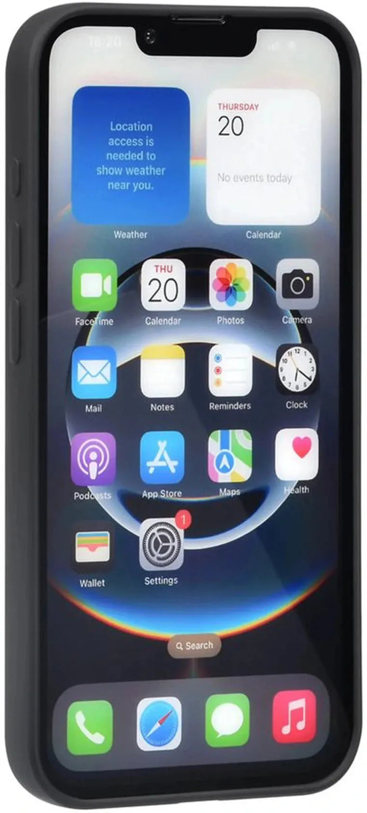 iPhone 16E Hoesjes – Liquid Siliconen Backcover – Soft Touch – Schokbestendig – Zwart-Ilumina Benelux