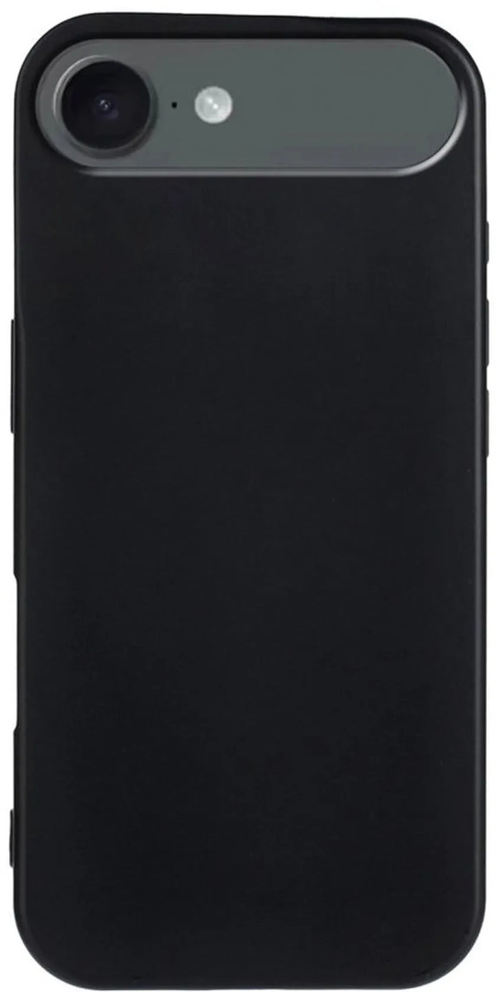 iPhone 17 Air Hoesjes – Siliconen Backcover – Screenprotector Gehard Glas – Camera Lens Protector – Zwart-Ilumina Benelux