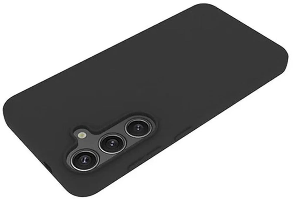 Samsung Galaxy S25 Hoesjes – Siliconen Backcover – Screenprotector Gehard Glas 3x – Camera Lens Protector 3x – Zwart-Ilumina Benelux