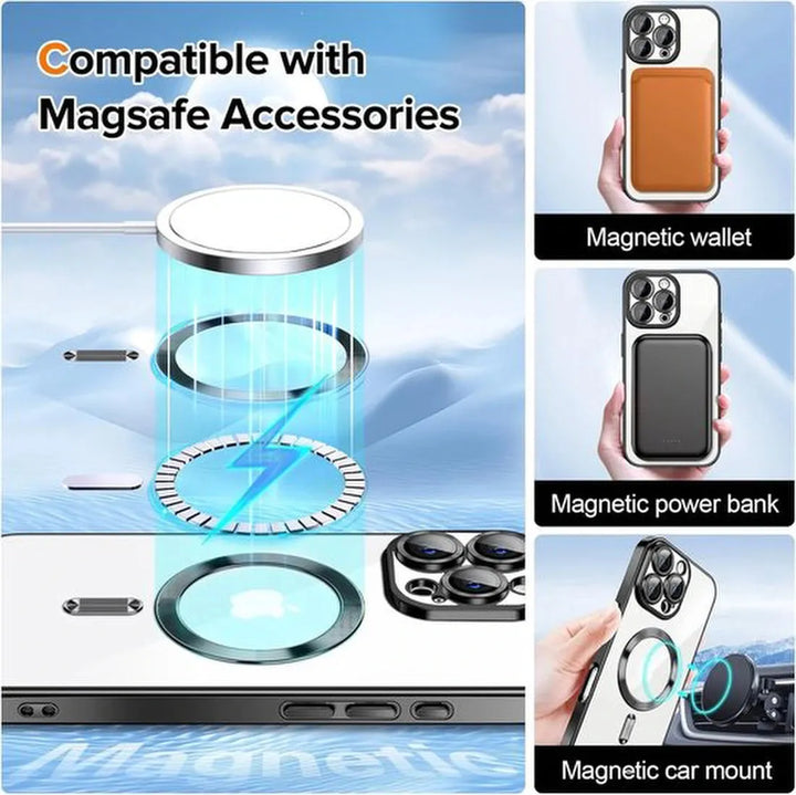 Camera Lens Protector – Geschikt voor iPhone 17 – MagSafe Compatibel – Anti-kras – Zwart-Ilumina Benelux