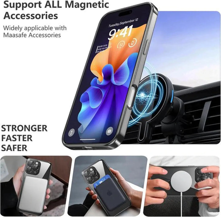 iPhone 17 Air Hoesjes – Backcover – Camera Lens Protector – MagSafe Compatibel – Groen-Ilumina Benelux