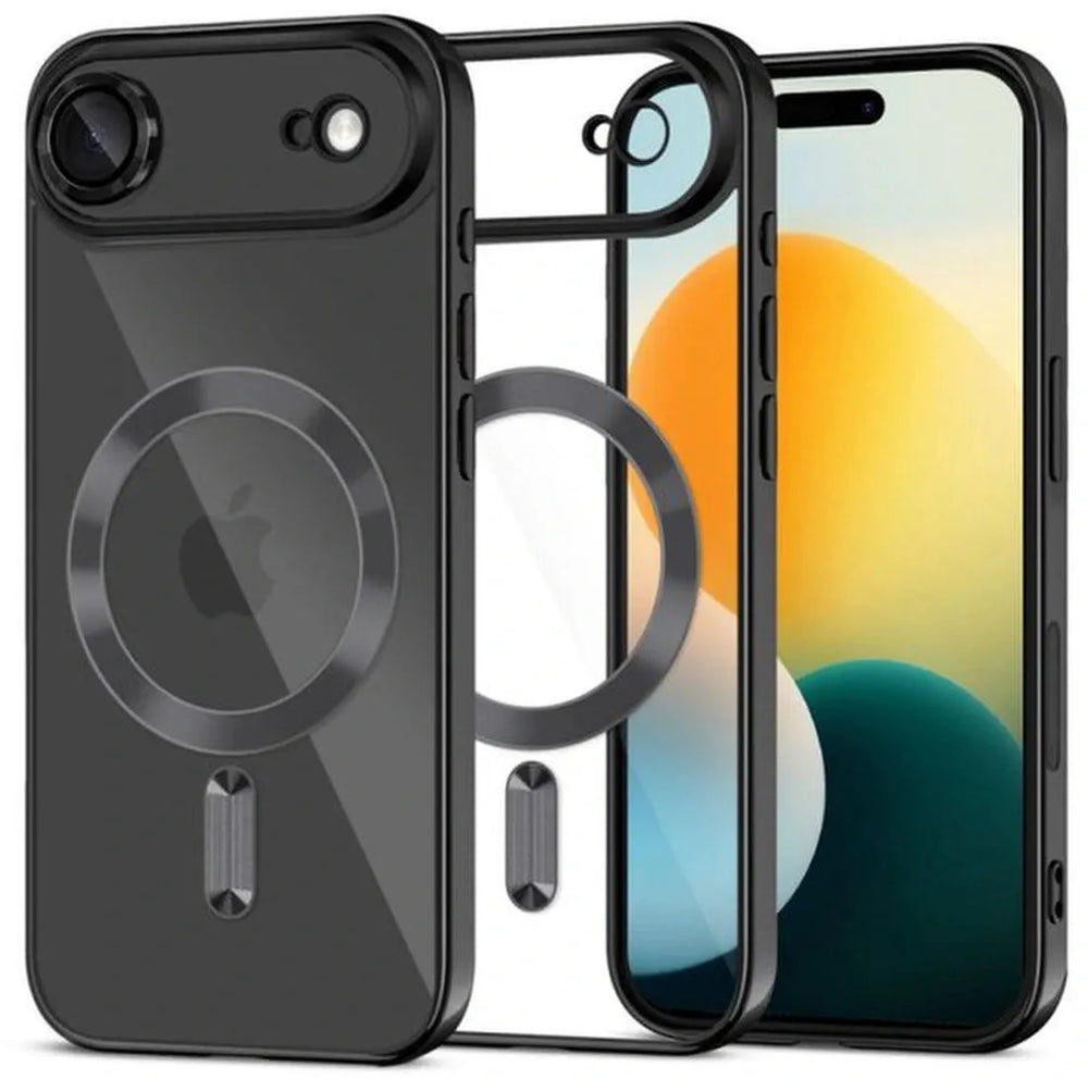iPhone 17 Air Hoesjes – Backcover – Camera Lens Protector – MagSafe Compatibel – Zwart-Ilumina Benelux