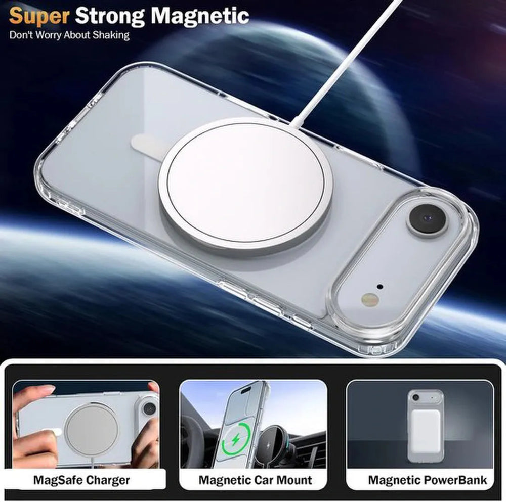 iPhone Air Hoesjes – Transparante Backcover – Schokbestendig – MagSafe Compatibel – Helder Transparant-Ilumina Benelux