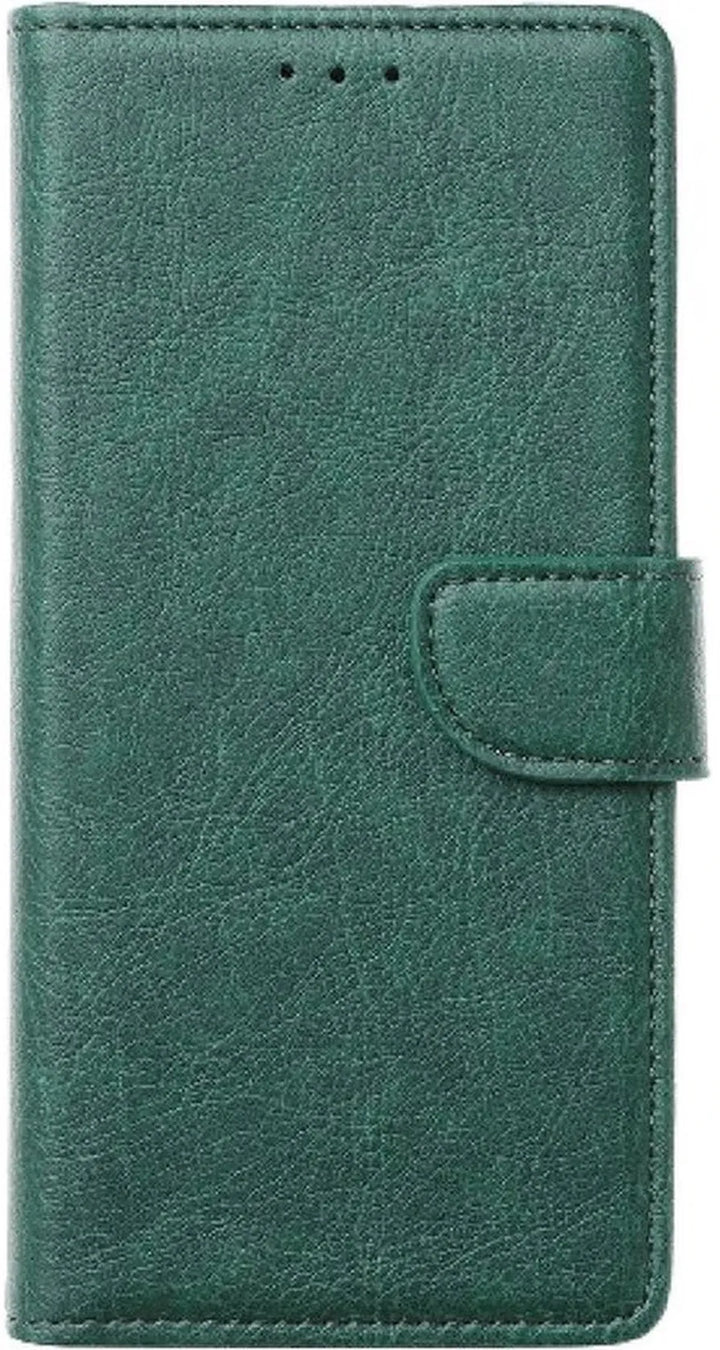 iPhone 16E Hoesjes – Bookcase – Magneetsluiting – Inclusief 2x Screenprotector – Groen-Ilumina Benelux