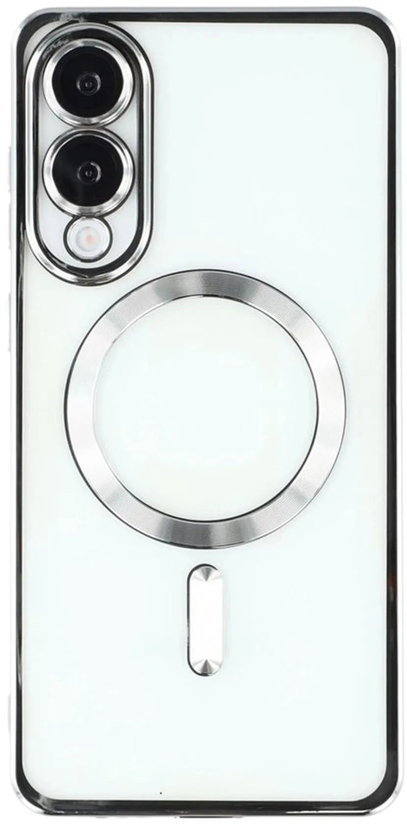Samsung Galaxy S25 Edge Hoesjes – Backcover – Camera Lens Bescherming – MagSafe – Zilver-Ilumina Benelux