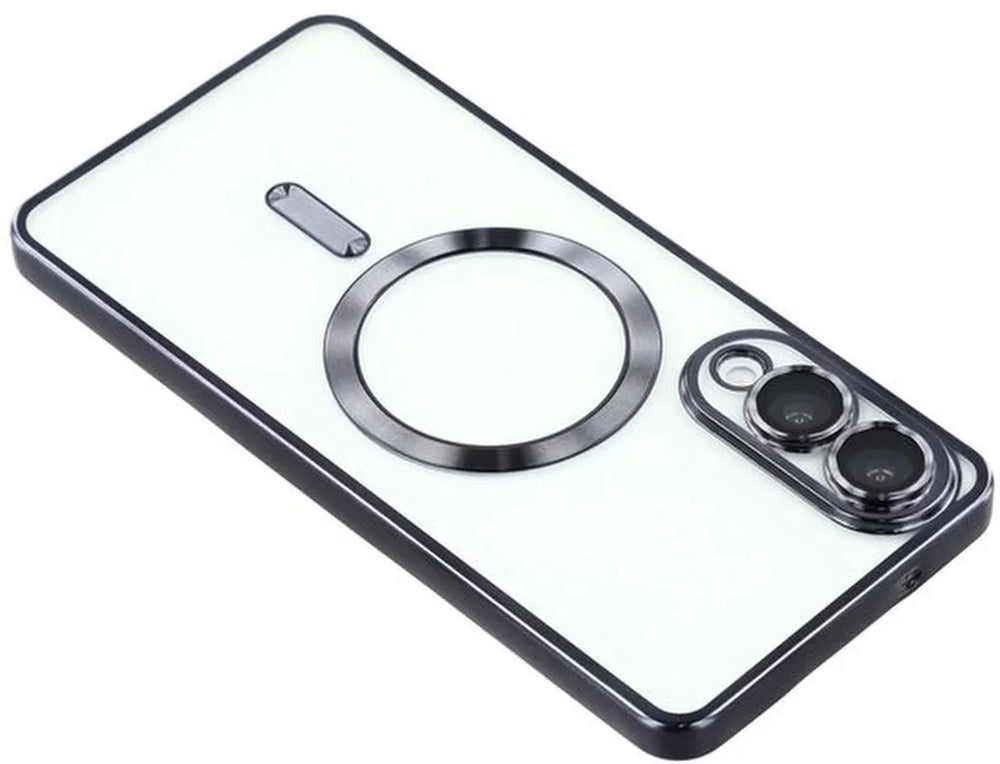 Samsung Galaxy S25 Edge Hoesjes – Backcover – MagSafe – 2x Screenprotector – Zwart-Ilumina Benelux