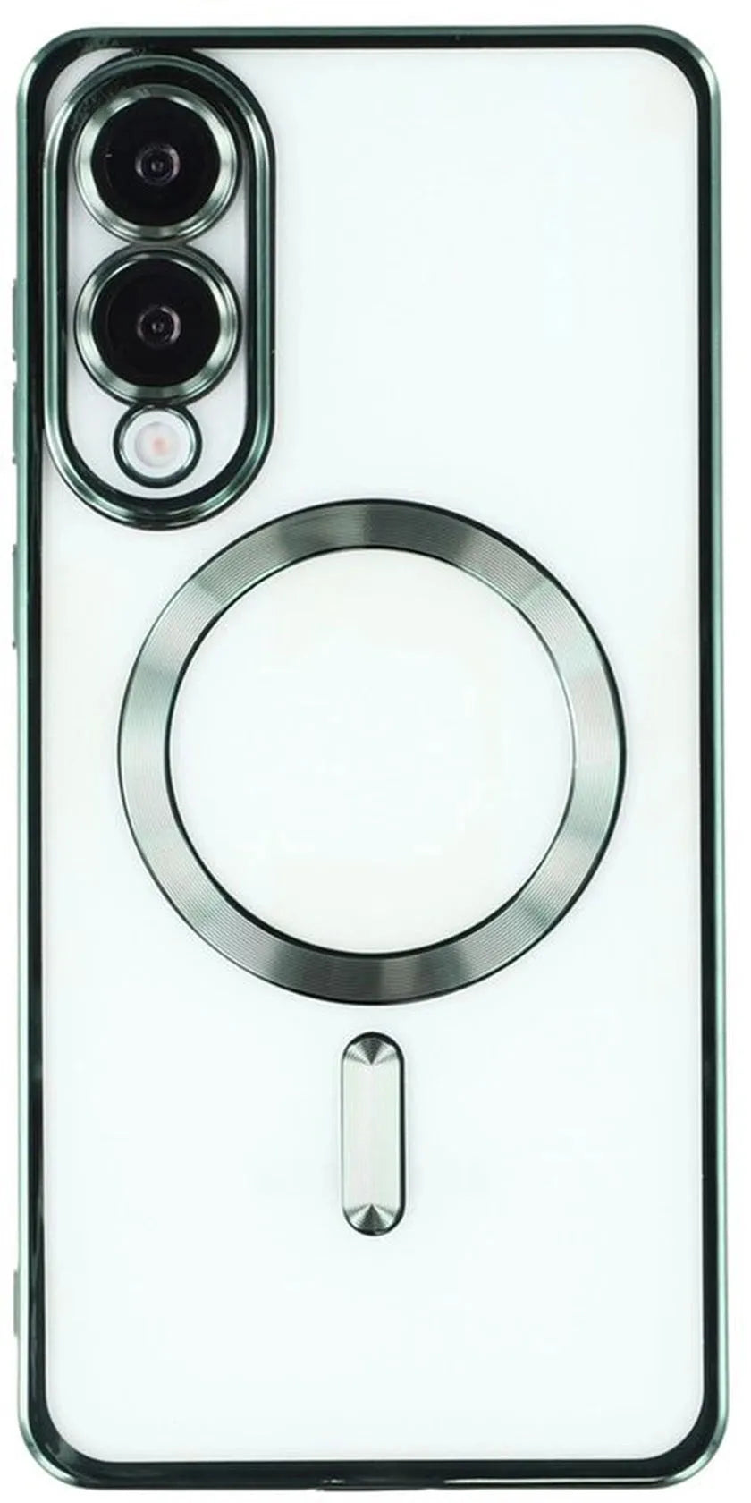 Samsung Galaxy S25 Edge Hoesjes – Backcover – Camera Lens Bescherming – MagSafe – Groen-Ilumina Benelux
