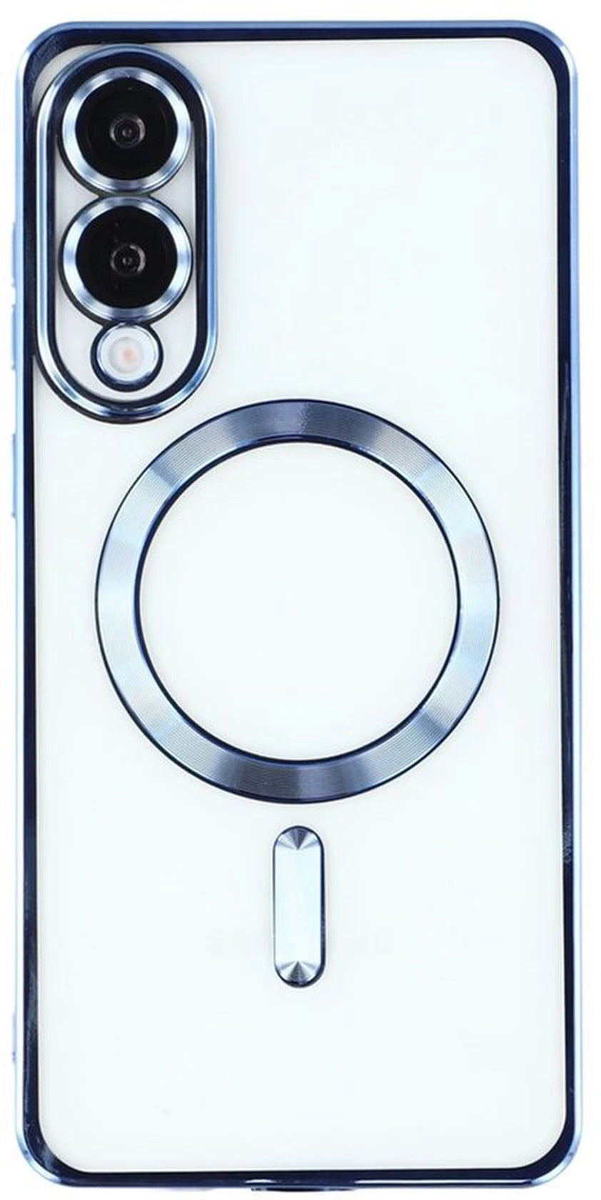 Samsung Galaxy S25 Edge Hoesjes – Backcover – Camera Lens Bescherming – MagSafe – Blauw