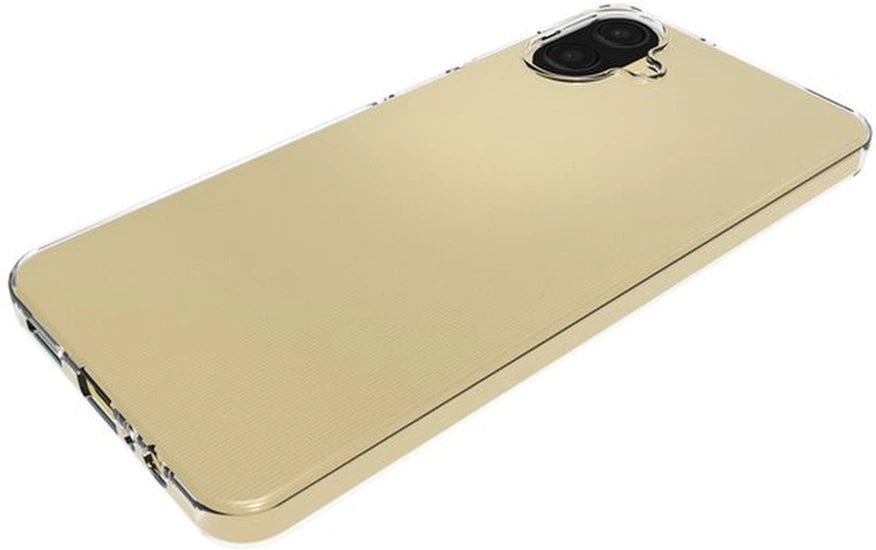 Back cover Silicone hoesje Transparant met Screenprotector Glas 3x Geschikt voor: Samsung Galaxy A07