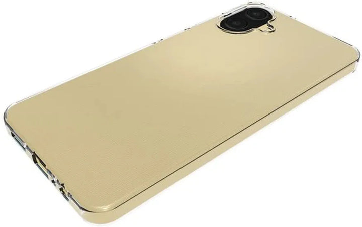 Samsung Galaxy A07 Hoesjes – Siliconen Backcover – Transparant – Inclusief Gehard Glas Screenprotector – Anti-kras-Ilumina Benelux