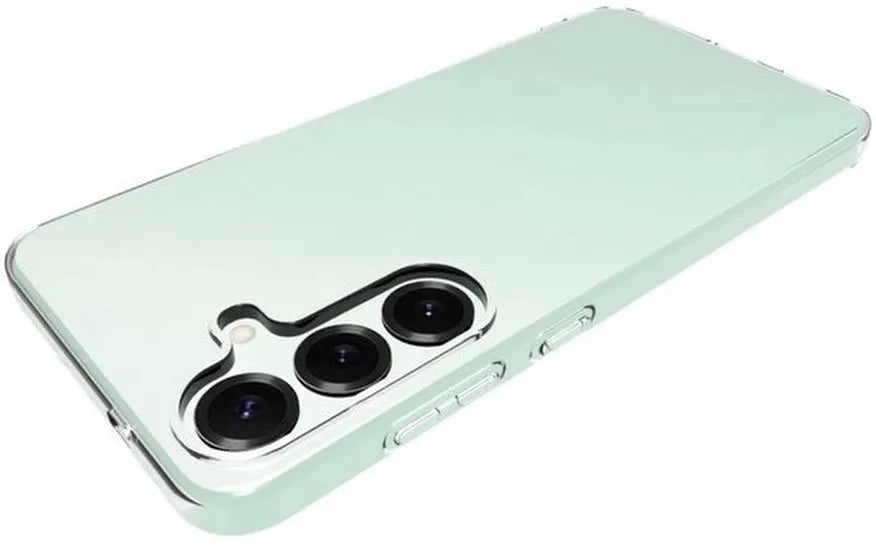 Samsung Galaxy S25 FE Hoesjes – Siliconen Backcover – Transparant – Inclusief Screenprotector Gehard Glas – Anti-kras-Ilumina Benelux
