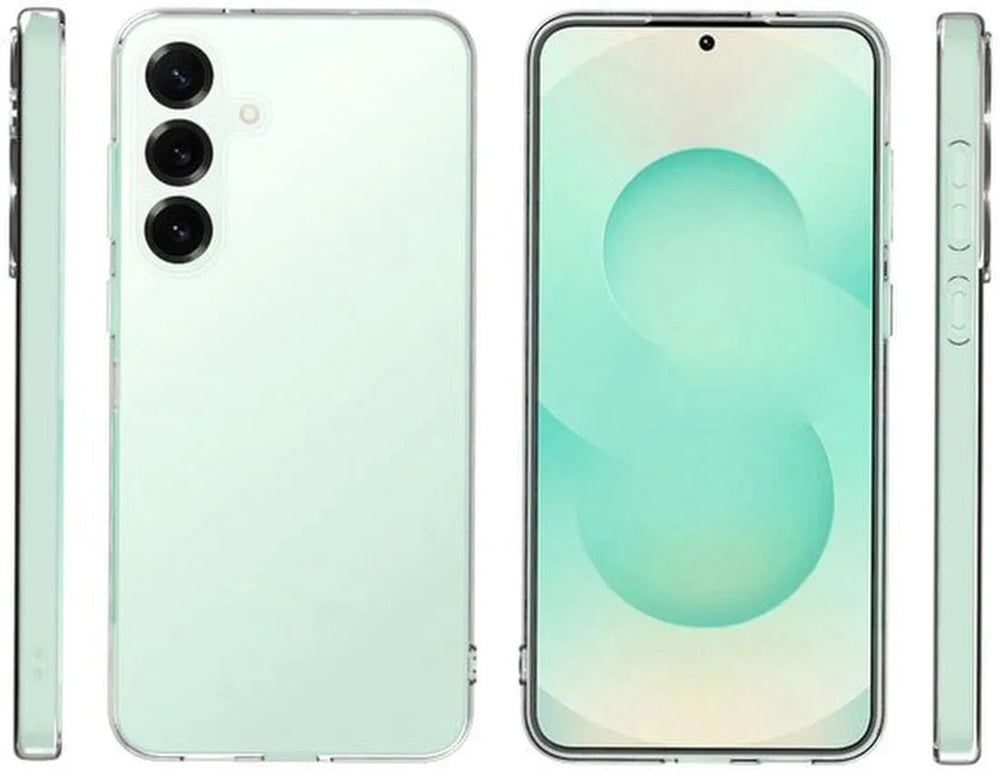 Samsung Galaxy S25 FE Hoesjes – Siliconen Backcover – Transparant – Inclusief Screenprotector Gehard Glas – Anti-kras-Ilumina Benelux