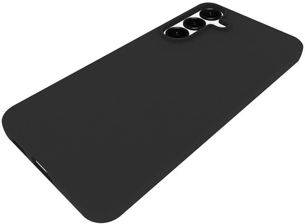 Samsung Galaxy S25 FE Hoesjes – Siliconen Backcover – Inclusief Screenprotector – Gehard Glas – Zwart-Ilumina Benelux