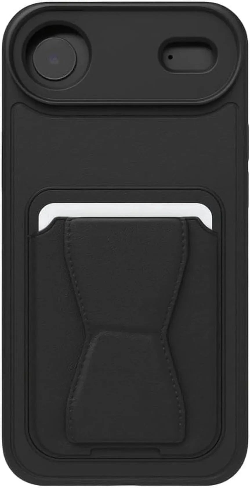 iPhone Air Hoesjes – Schokbestendige Backcover – Kaarthouder – Ingebouwde Standaard – Zwart-Ilumina Benelux