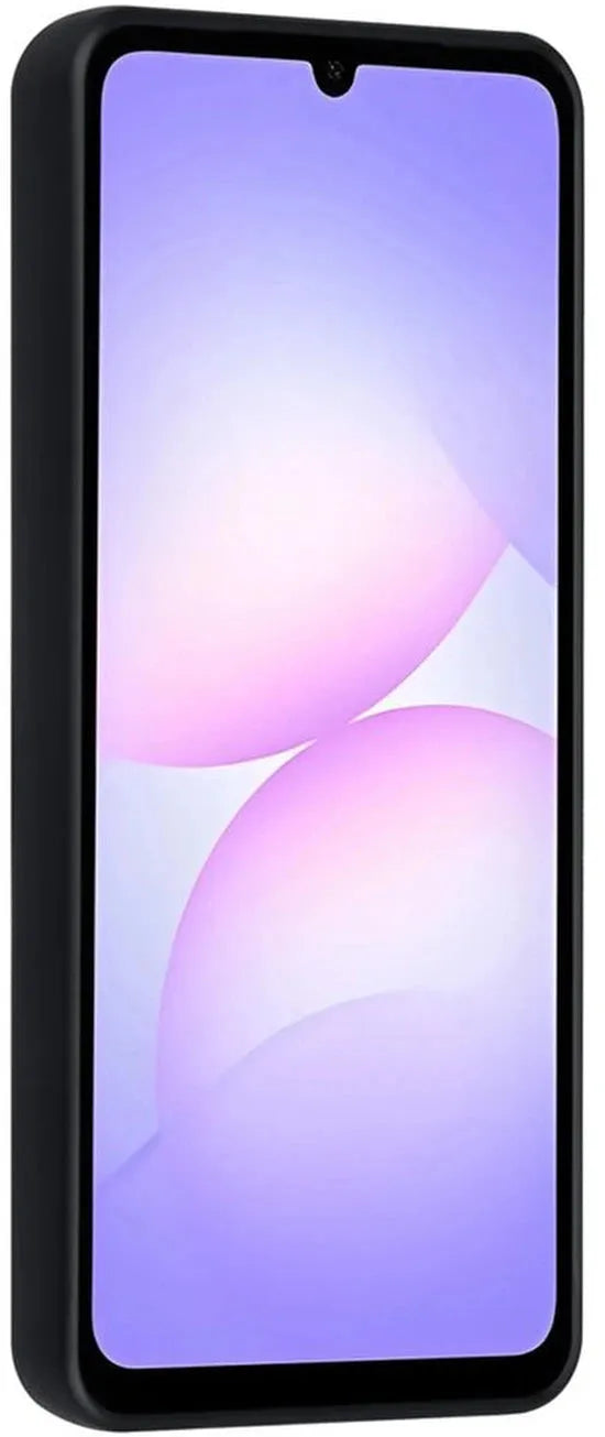 Samsung Galaxy A07 Hoesjes – Siliconen Backcover – Schokbestendig – Ringstandaard – Zwart-Ilumina Benelux