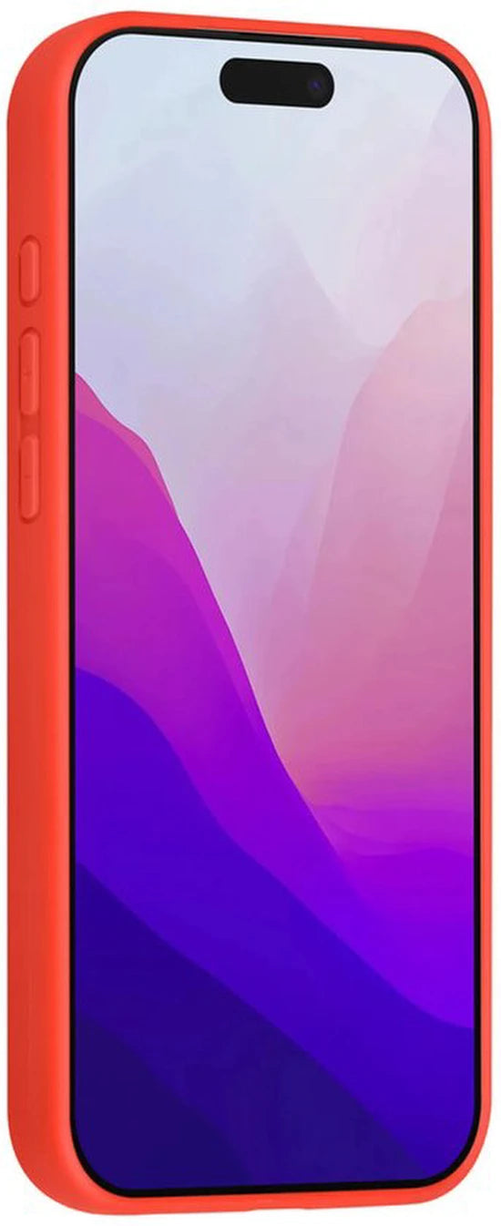 iPhone 17 Pro Max Hoesjes – Siliconen Backcover – Schokbestendig – Ringstandaard – Classic Red