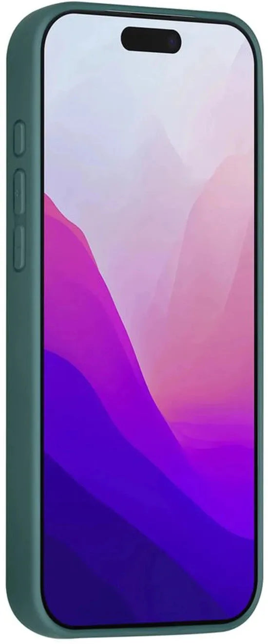 iPhone 17 Pro Max Hoesjes – Siliconen Backcover – Schokbestendig – Ringstandaard – Donkergroen-Ilumina Benelux
