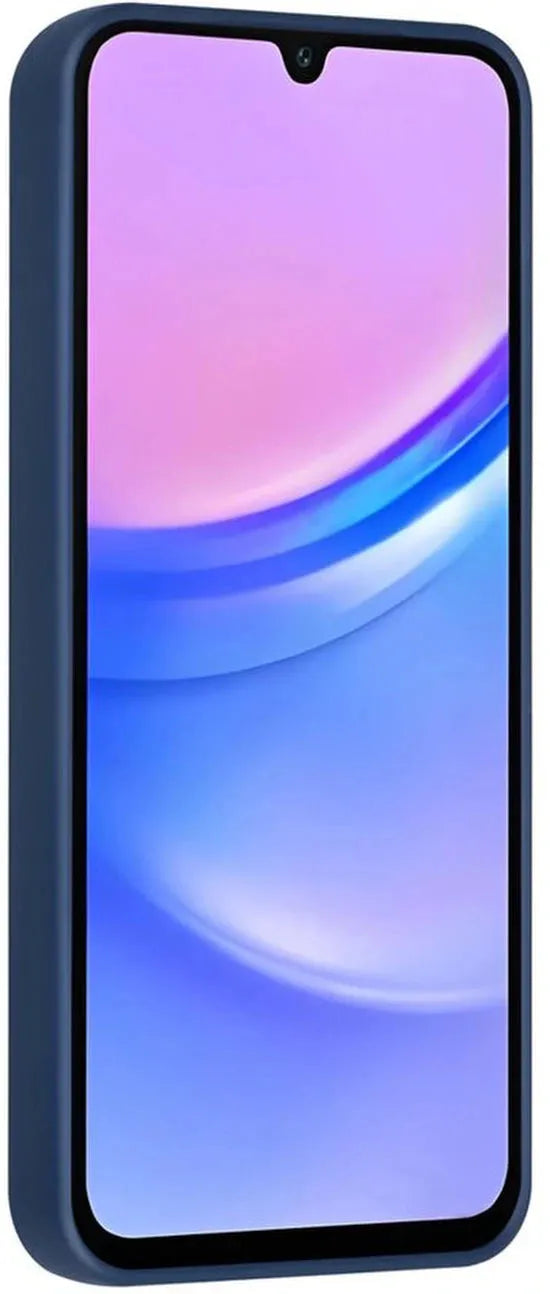Samsung Galaxy A17 5G & A26 Hoesjes – Siliconen Backcover – Schokbestendig – Ringstandaard – Navy Blue-Ilumina Benelux