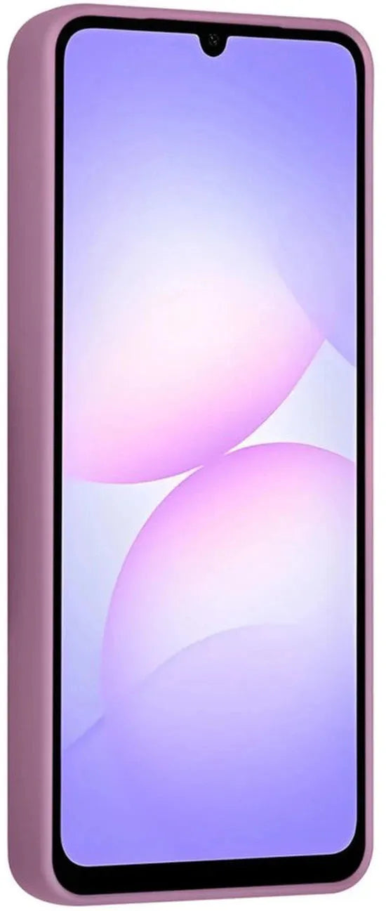 Samsung Galaxy A07 Hoesjes – Siliconen Backcover – Schokbestendig – Ringstandaard – Sunset Purple-Ilumina Benelux