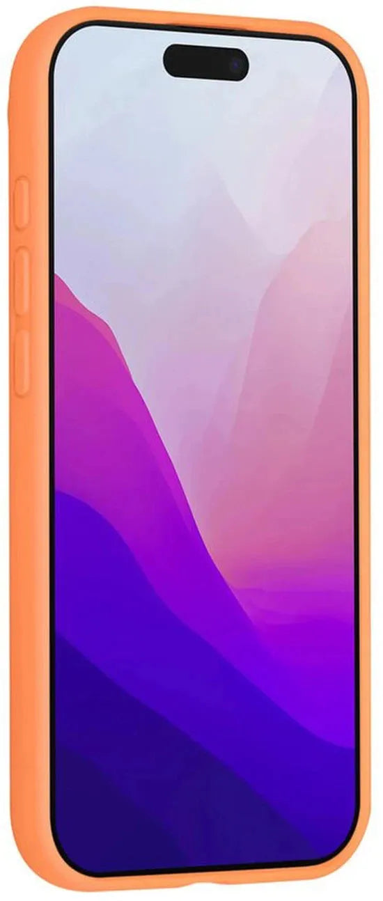 iPhone Air Hoesjes – Siliconen Backcover – Schokbestendig – Ringstandaard – Tangerine Orange-Ilumina Benelux
