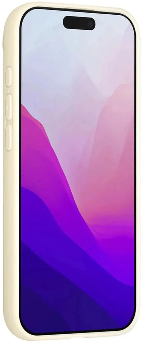 iPhone Air Hoesjes – Siliconen Backcover – Schokbestendig – Ringstandaard – Antique White-Ilumina Benelux