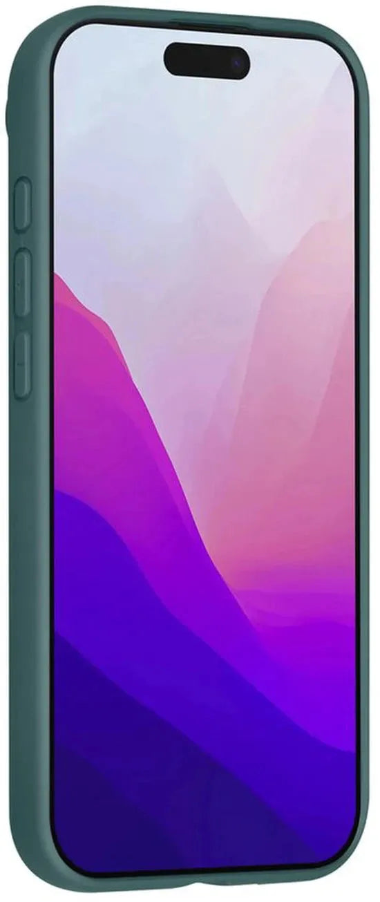 iPhone Air Hoesjes – Siliconen Backcover – Schokbestendig – Ringstandaard – Donkergroen-Ilumina Benelux