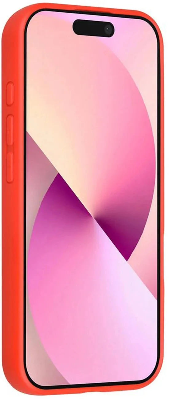 iPhone 17 Hoesjes – Siliconen Backcover – Schokbestendig – Ringstandaard – Classic Red-Ilumina Benelux