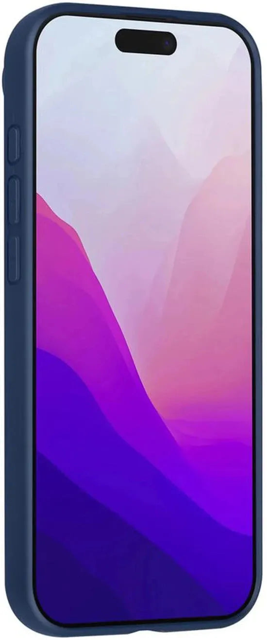 iPhone Air Hoesjes – Siliconen Backcover – Schokbestendig – Ringstandaard – Navy Blue-Ilumina Benelux