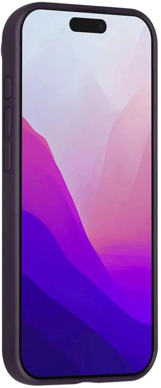 iPhone Air Hoesjes – Siliconen Backcover – Schokbestendig – Ringstandaard – Grape Purple-Ilumina Benelux