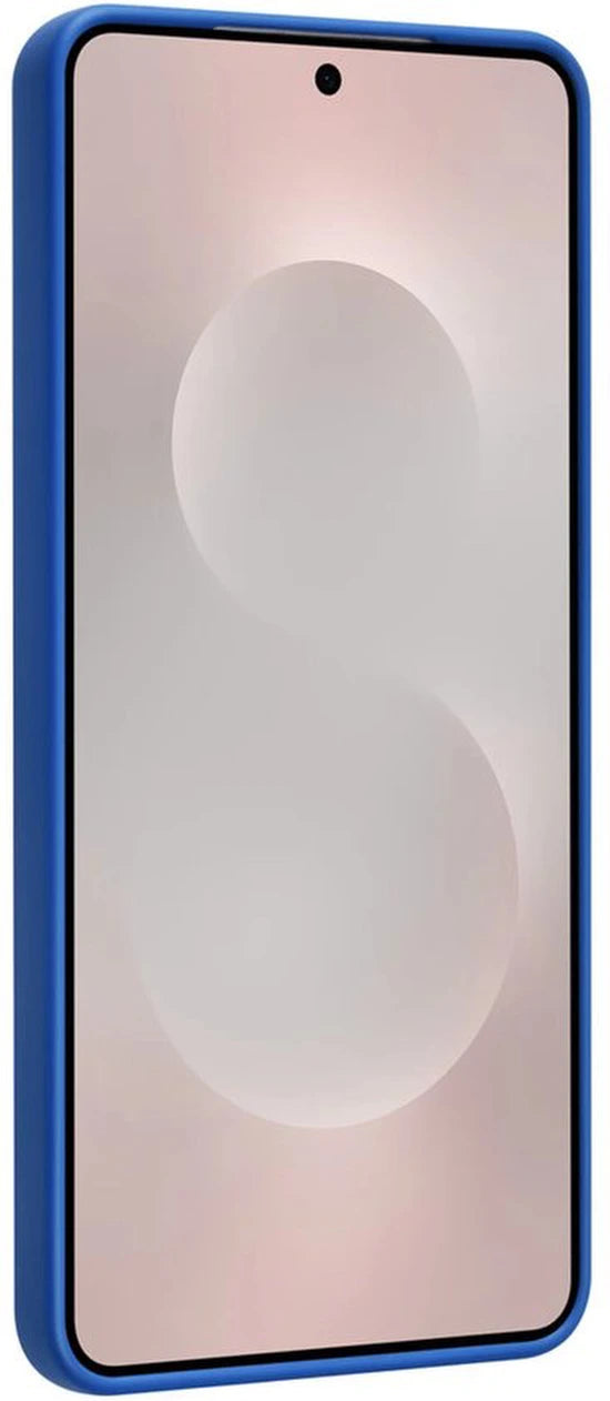 Shockproof Backcover - Liquid Silicone Soft Hoesje - Geschikt voor: Samsung Galaxy S25 Edge - DiepBlauw