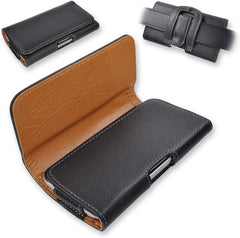 Telefoonhouder – Geschikt voor Samsung Galaxy A25 – Horizontale Heuptas Holster – Riemclip & Veiligheidslus – Zwart