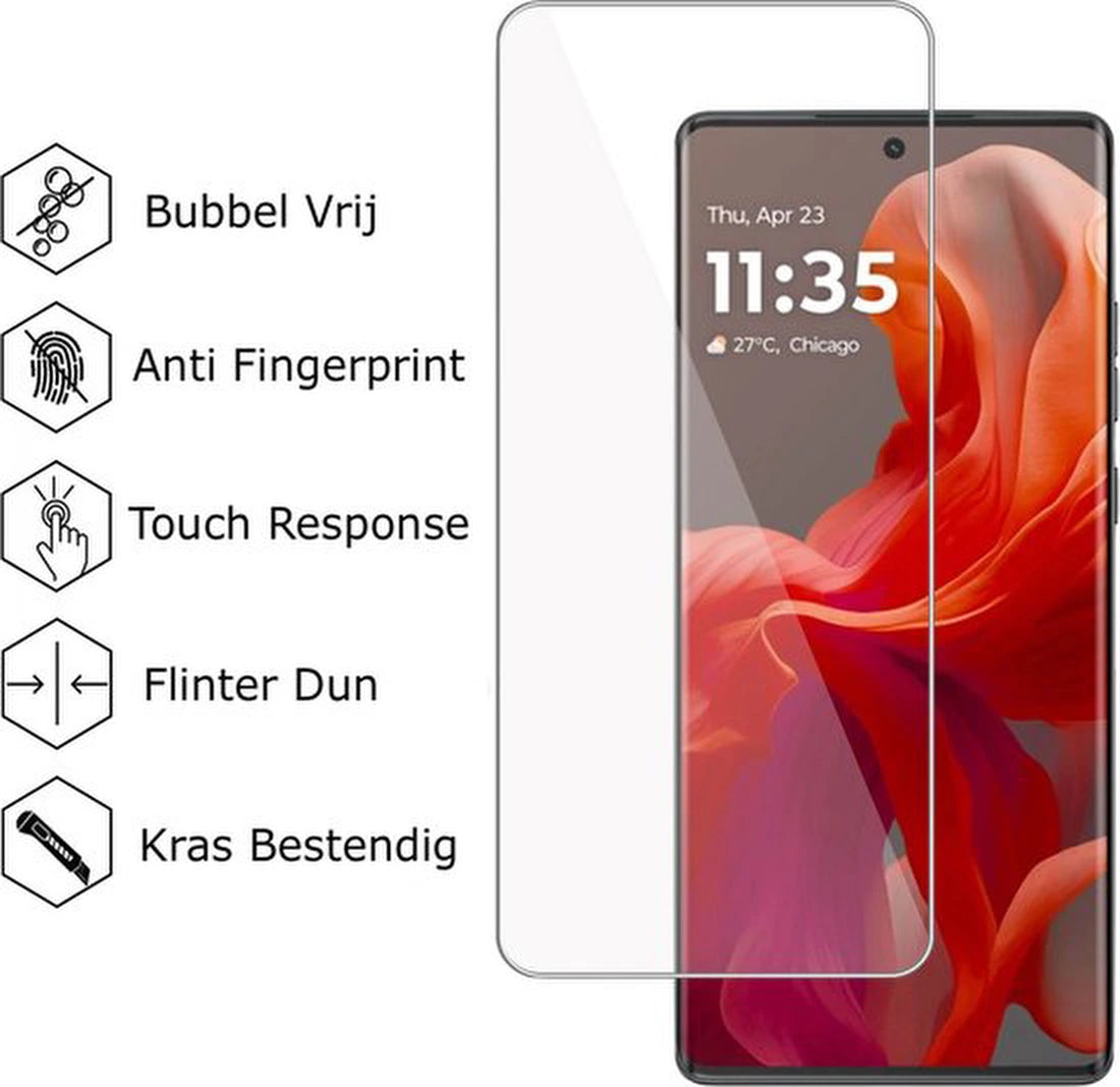 Screenprotector - Geschikt voor Motorola Moto G85 5G - 9H Glas (2-Pack)