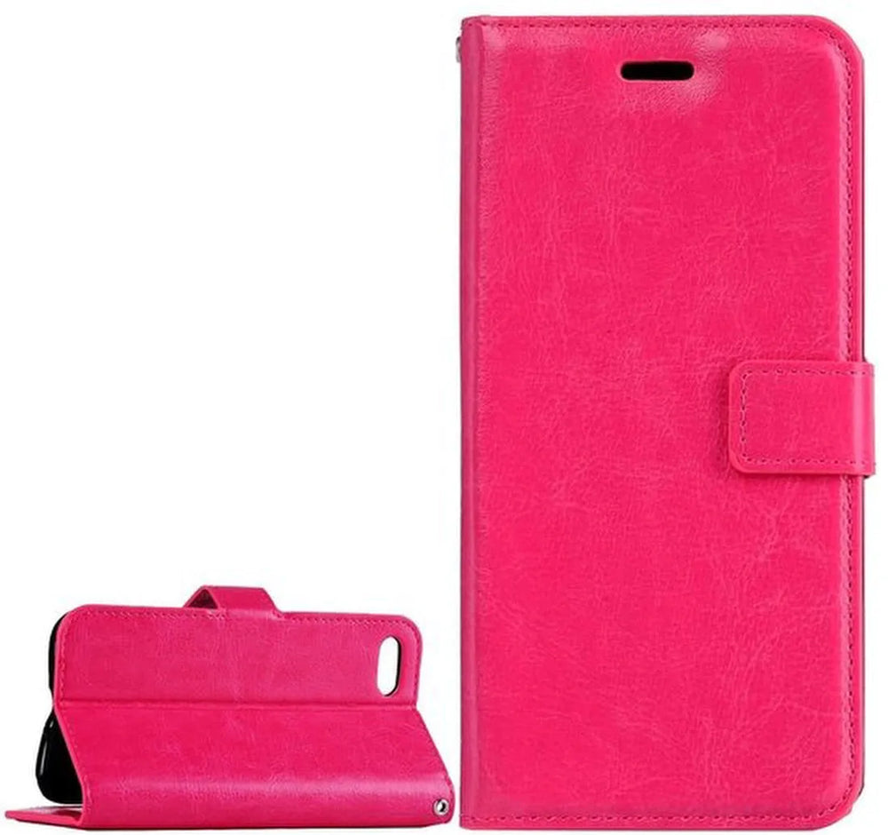iPhone 7/8/SE 2020/SE 2022 Hoesjes – Portemonnee Bookcase – Pasjeshouder – Magneetsluiting – Roze-Ilumina Benelux