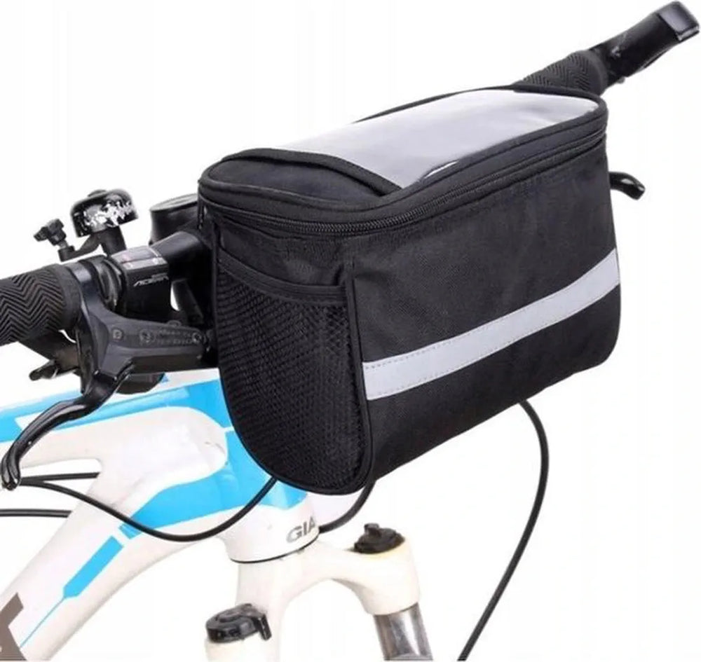 Fietsstuurtas – Klein – Waterdicht – Reflectie – Met Rits – Zwart-Ilumina Benelux