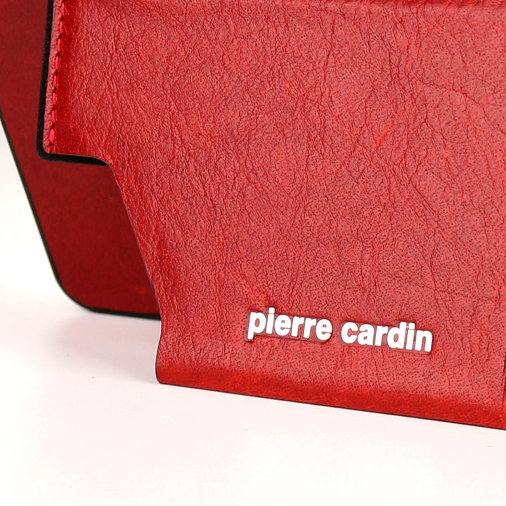 Pierre Cardin Apple iPhone 12 Mini rood Backcover hoesje - Echt leder-Hoesjes-Ilumina Benelux