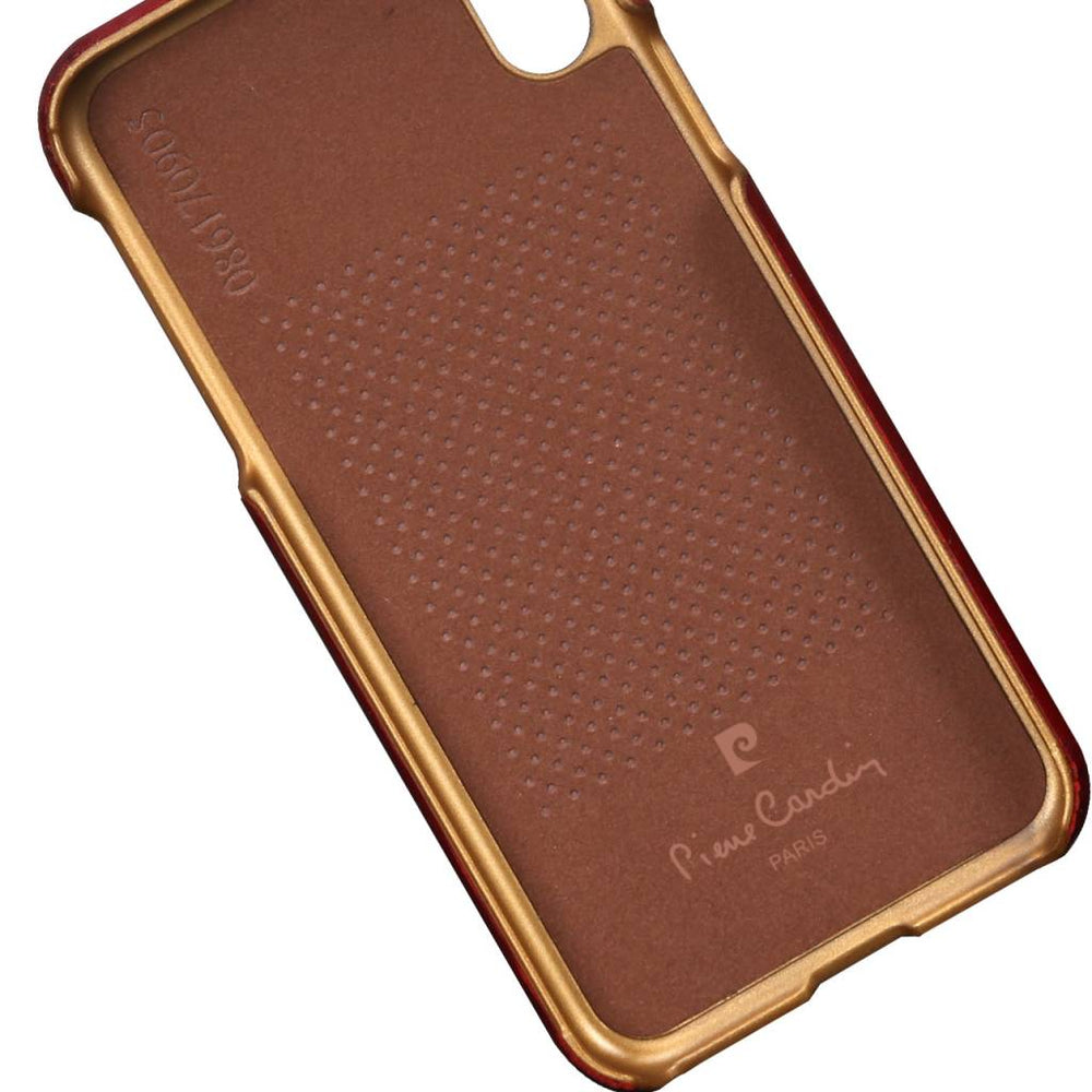 Pierre Cardin Apple iPhone X-Xs Backcover - Rood-Hoesjes-Ilumina Benelux