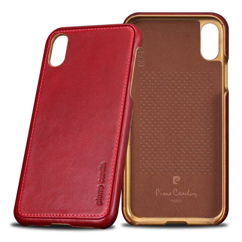 Pierre Cardin Apple iPhone X-Xs Backcover - Rood-Hoesjes-Ilumina Benelux