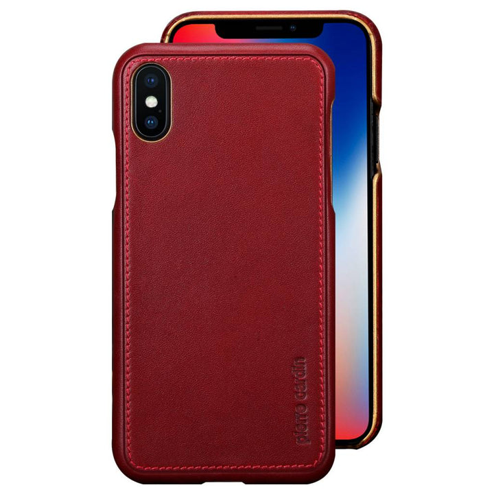 Pierre Cardin Apple iPhone X-Xs Backcover - Rood-Hoesjes-Ilumina Benelux