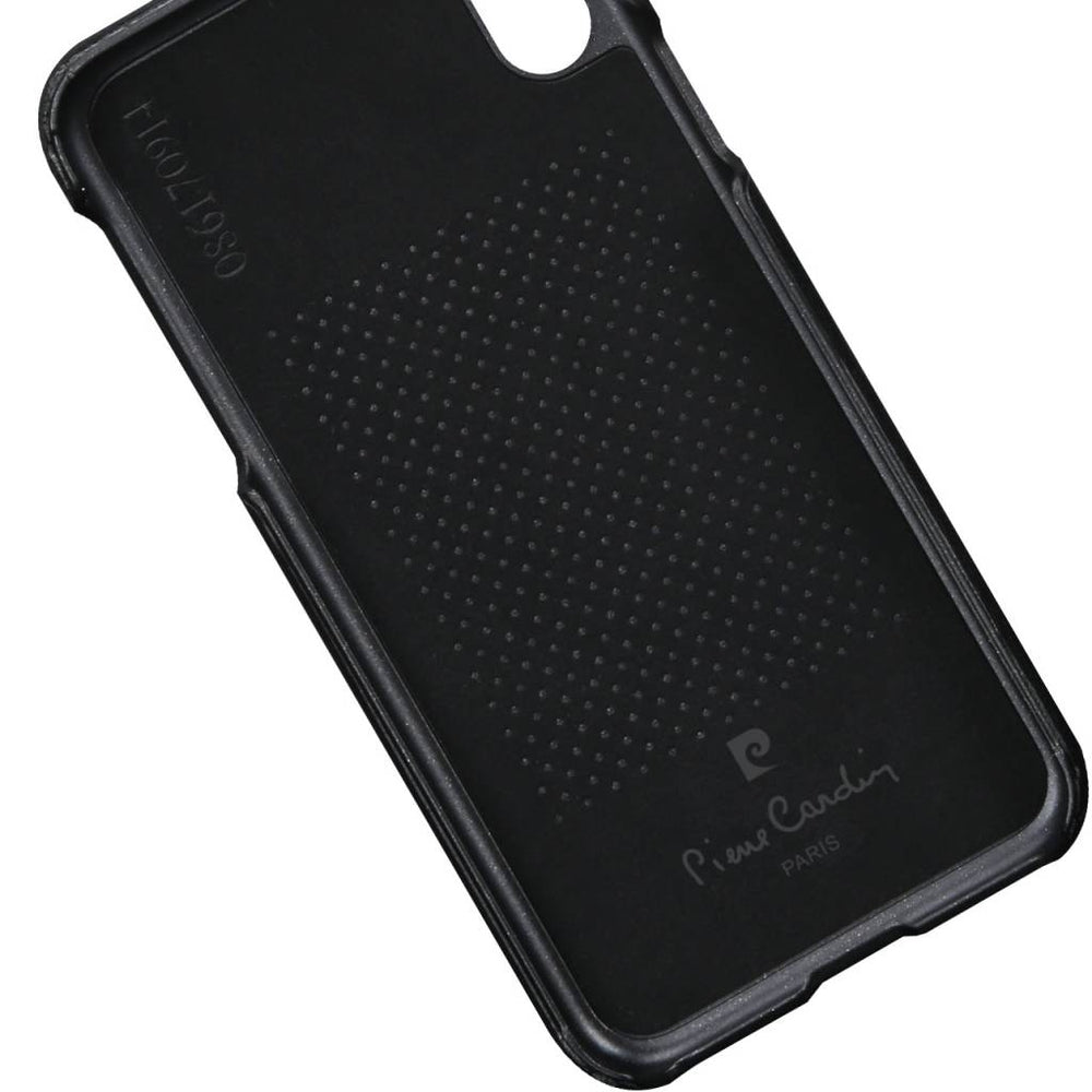 Pierre Cardin Apple iPhone X-Xs Backcover - Zwart-Hoesjes-Ilumina Benelux